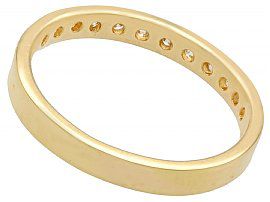 Vintage Gold Diamond Eternity  Ring