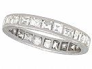 2.16ct Diamond and Platinum Full Eternity Ring - Vintage Circa 1940