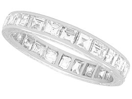 2.16ct Diamond and Platinum Full Eternity Ring - Vintage Circa 1940
