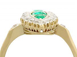 Emerald Diamond Marquise Ring