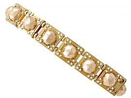 18ct Yellow Gold and 18ct Rose Gold Bracelet - Antique Circa 1830