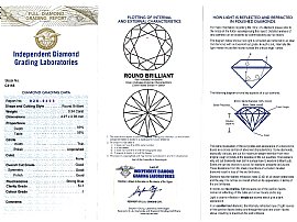 Art Deco Diamond Clip Brooch Certificate 