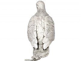 Silver Partridge Ornament 