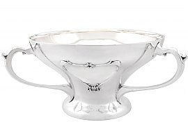 Sterling Silver Presentation Tyg Bowl - Art Nouveau - Antique Edwardian