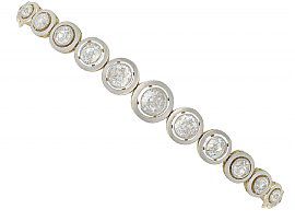 1920s Gold Diamond Bracelet