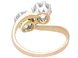 Antique Rose Gold Diamond Ring 
