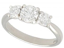 1.24 Carat Diamond Trilogy Ring 