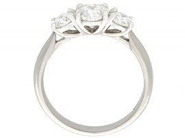 1.24 Carat Diamond Three-Stone Ring 