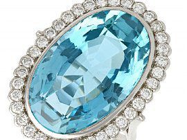 Vintage Aquamarine Ring UK