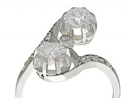 1920s Diamond Twist Engagement Ring Antique
