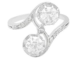 1920s Antique Diamond Twist Engagement Ring