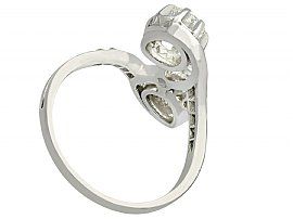 Antique 1920s Diamond Twist Engagement Ring