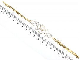 Victorian Pearl and Diamond Bracelet