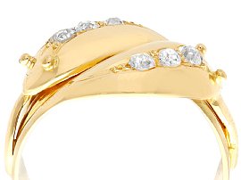 18ct Yellow Gold Snake Ring UK