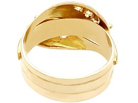 18ct Yellow Gold Snake Ring for Sale