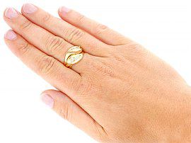 18ct Yellow Gold Snake Ring