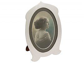 Sterling Silver Photograph Frame - Antique George V (1910)