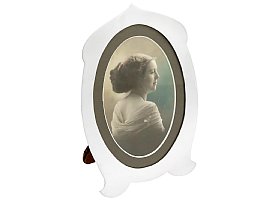 Sterling Silver Photograph Frame - Antique George V (1910); C3996