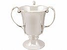 Sterling Silver Presentation Cup / Bottle Holder - Art Nouveau - Antique Edwardian (1905)