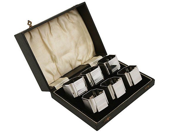 Boxed Silver Napkin Rings