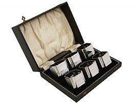 Boxed Silver Napkin Rings