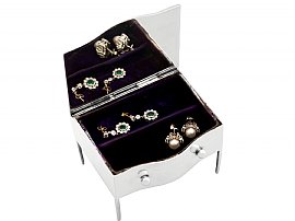Edwardian Jewellery Box Silver