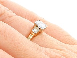 Vintage Engagement Ring UK Wearing