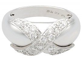 1980s Unisex Diamond Ring