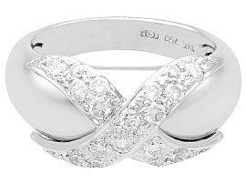 1980s Unisex Diamond Ring for Sale