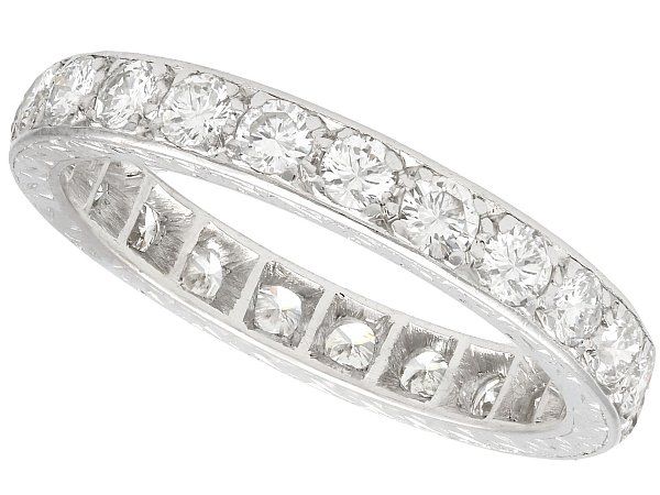 1930s Diamond Eternity Ring for Sale