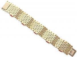 Ruby and Yellow Gold Bracelet
