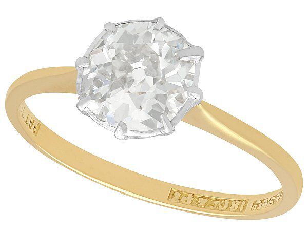 0.97 Carat Diamond Ring Antique