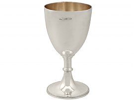 1800s Silver Goblet Victorian 