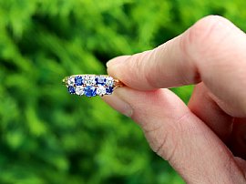 Victorian Sapphire and Diamond Ring Outside