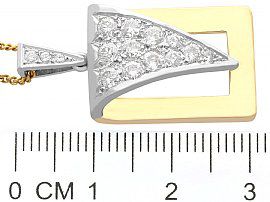Vintage Diamond and Gold Pendant