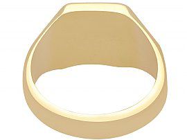 Vintage Gold Square Signet Ring