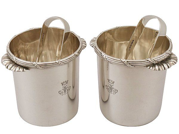 Sterling Silver Ice Buckets 