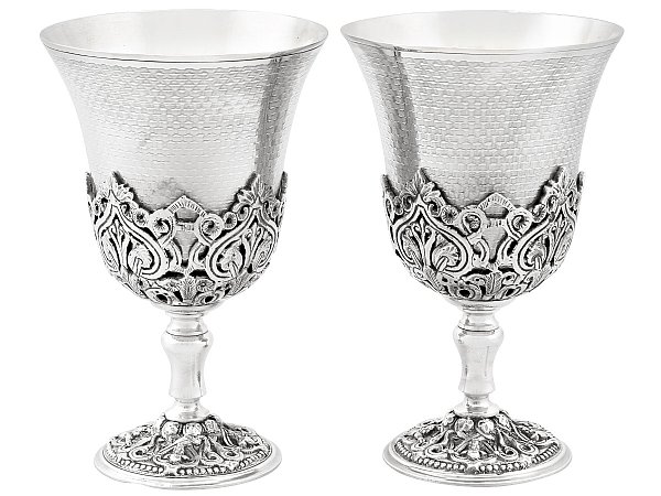 Turkish Silver Goblets