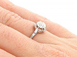 0.9 Carat Diamond Engagement Ring on hand