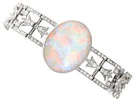 Antique opal and diamond bracelet