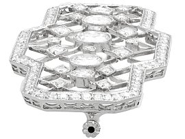 1920s Art Deco Brooch Diamond