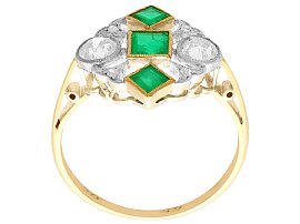 Antique Emerald Dress Ring