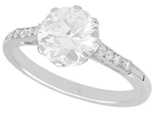 VVS1 Diamond Solitaire Ring