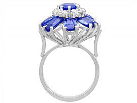 vintage Sapphire and Diamond Ring