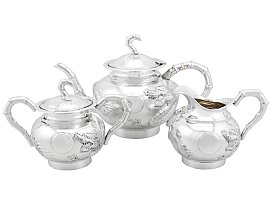 Chinese Silver Tea Set