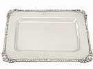 Sterling Silver Drinks Tray - Antique Victorian (1900) 