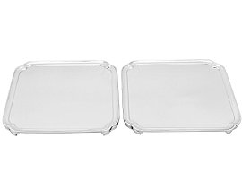 Vintage Silver Waiters Trays