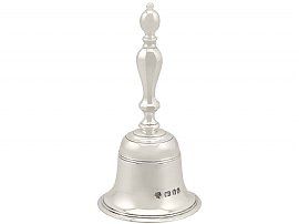 Vintage Silver Dinner Bell for Sale 