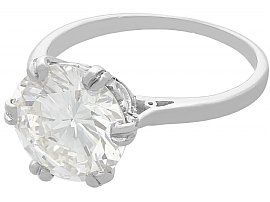 3.03 Carat VVS Diamond Ring