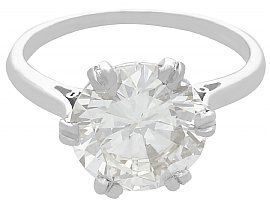 3.03 Carat VVS Diamond Ring
